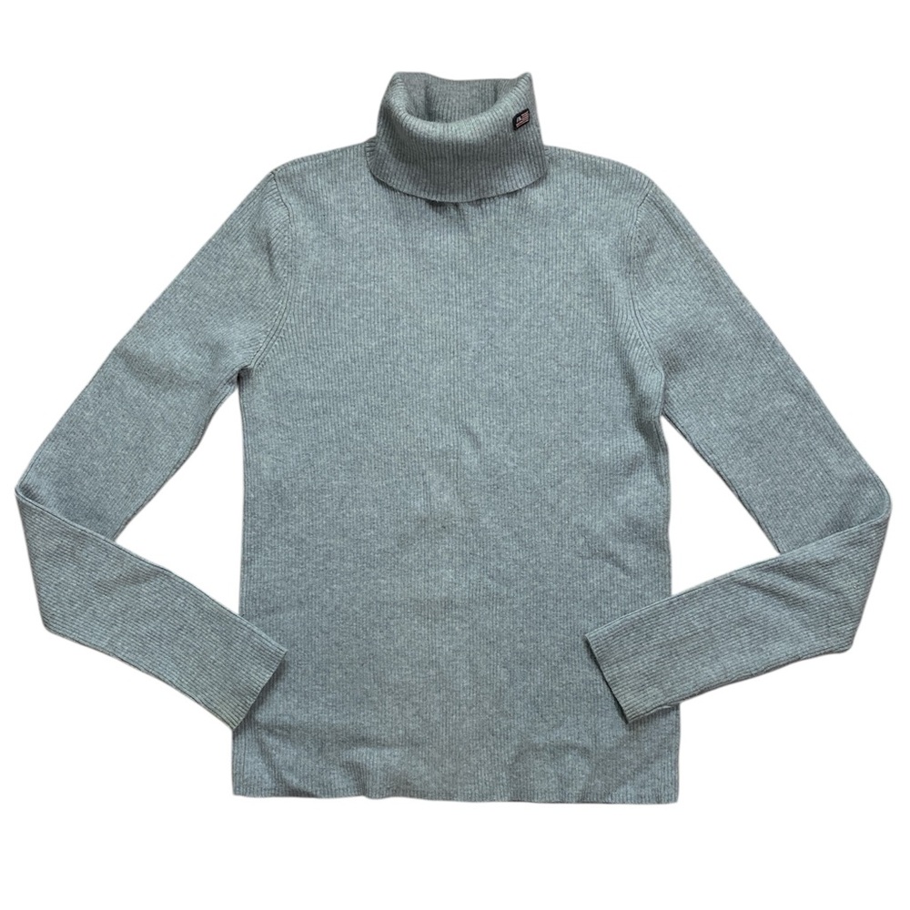 Vintage Polo Jeans Co. Ralph Lauren Rib-knit Turtleneck Gray sweater M